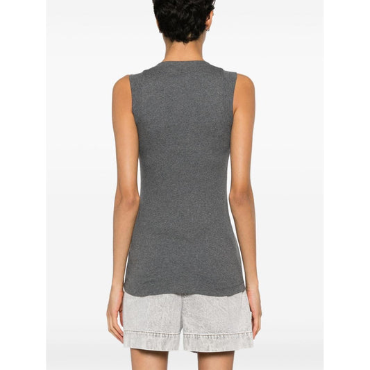 Brunello Cucinelli Top Grey Topwear Brunello Cucinelli