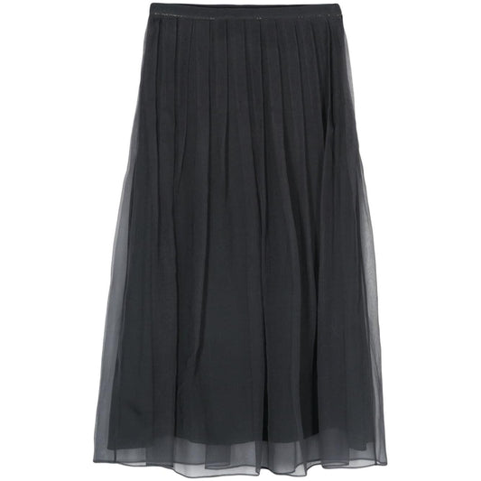 Brunello Cucinelli Skirts Black Skirts Brunello Cucinelli