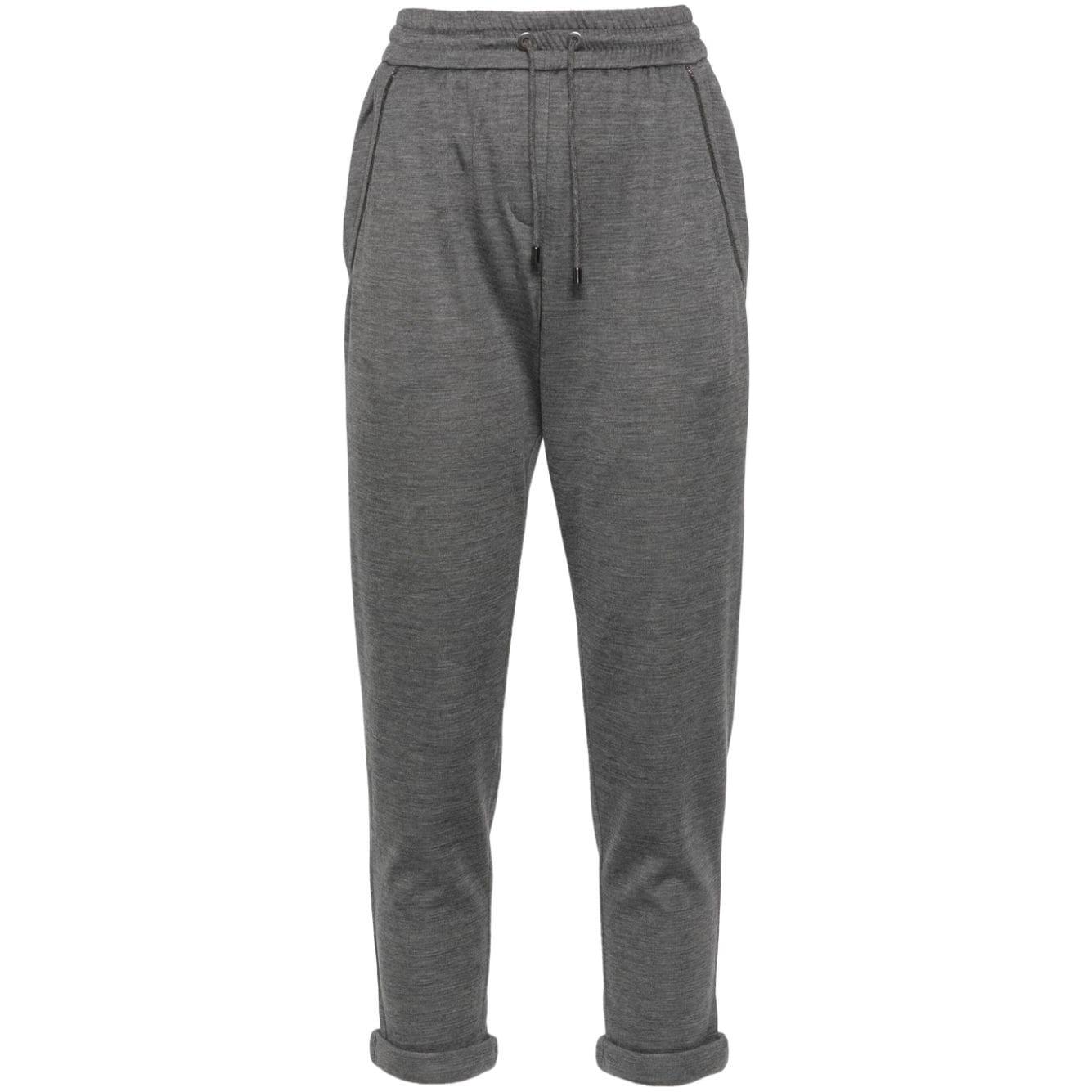 Brunello Cucinelli Trousers Grey Trousers Brunello Cucinelli