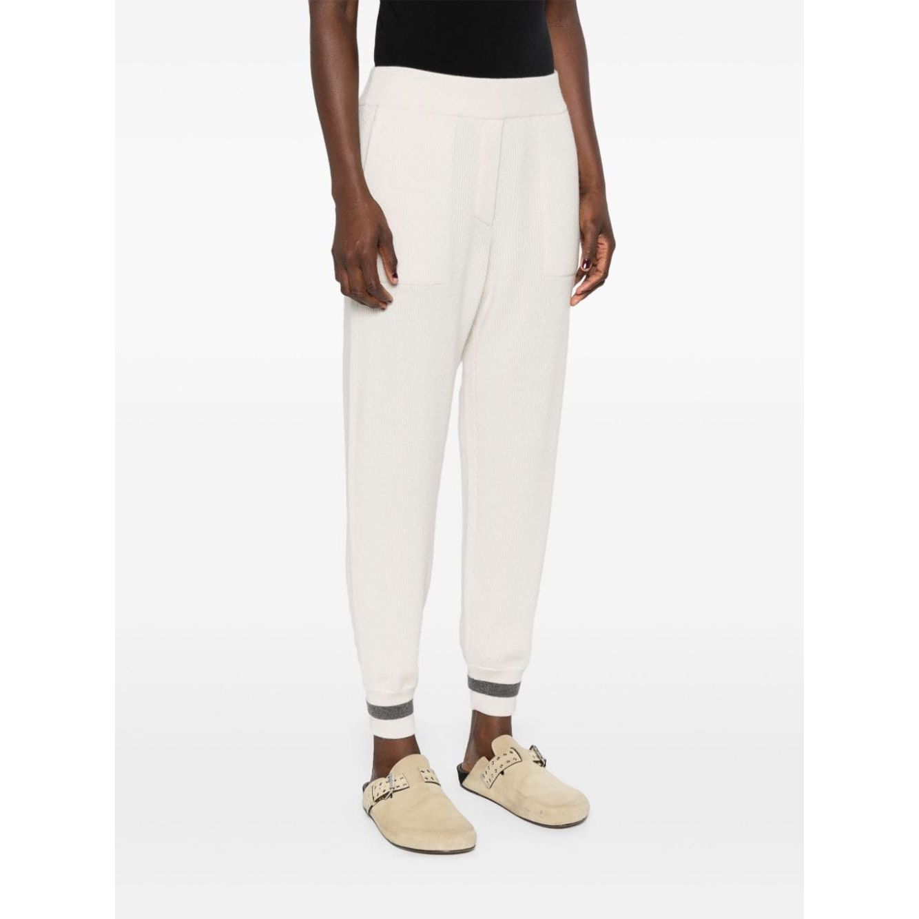 Brunello Cucinelli Trousers White Trousers Brunello Cucinelli