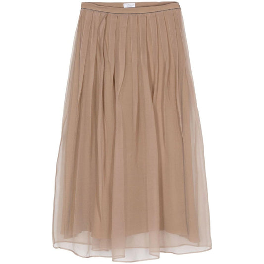 Brunello Cucinelli Skirts Brown Skirts Brunello Cucinelli