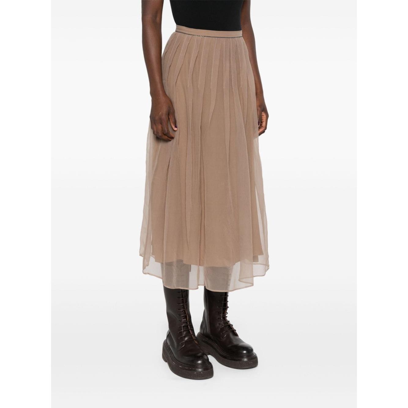 Brunello Cucinelli Skirts Brown Skirts Brunello Cucinelli