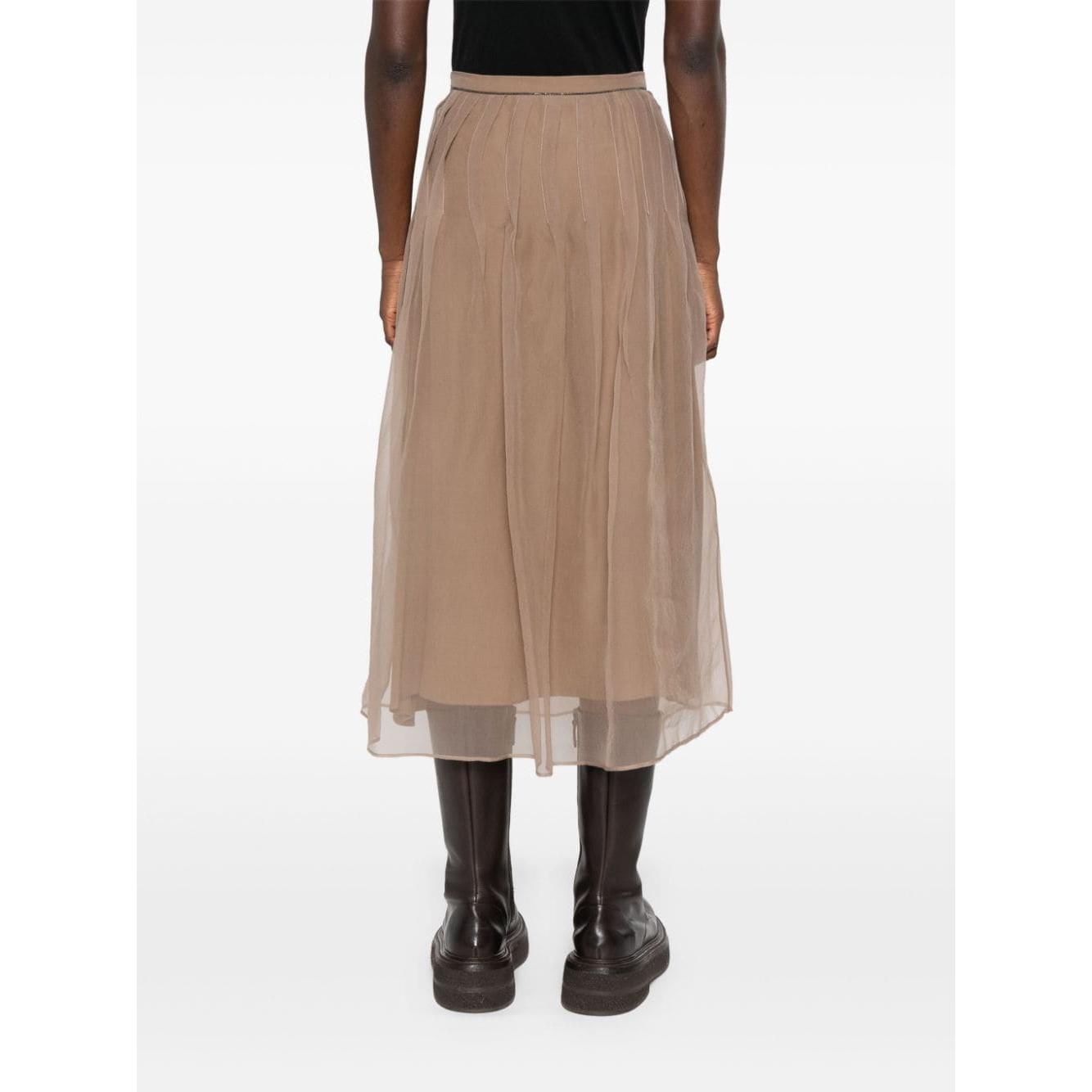 Brunello Cucinelli Skirts Brown Skirts Brunello Cucinelli