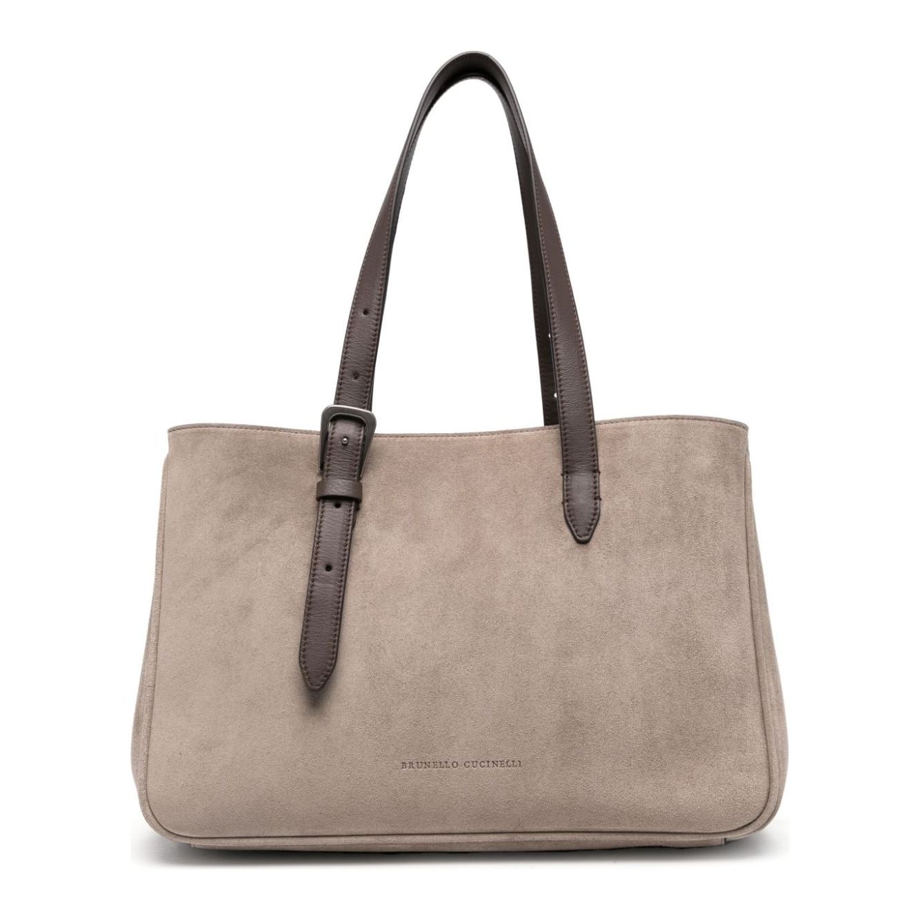 Brunello Cucinelli light brown/cedar calf suede Bag Handbag Brunello Cucinelli