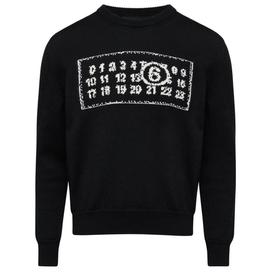 MM6 Maison Margiela Sweaters Black Topwear MM6 Maison Margiela