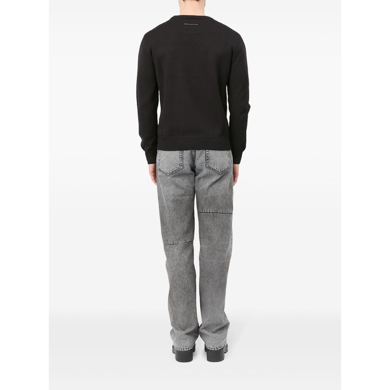 MM6 Maison Margiela Sweaters Black Topwear MM6 Maison Margiela