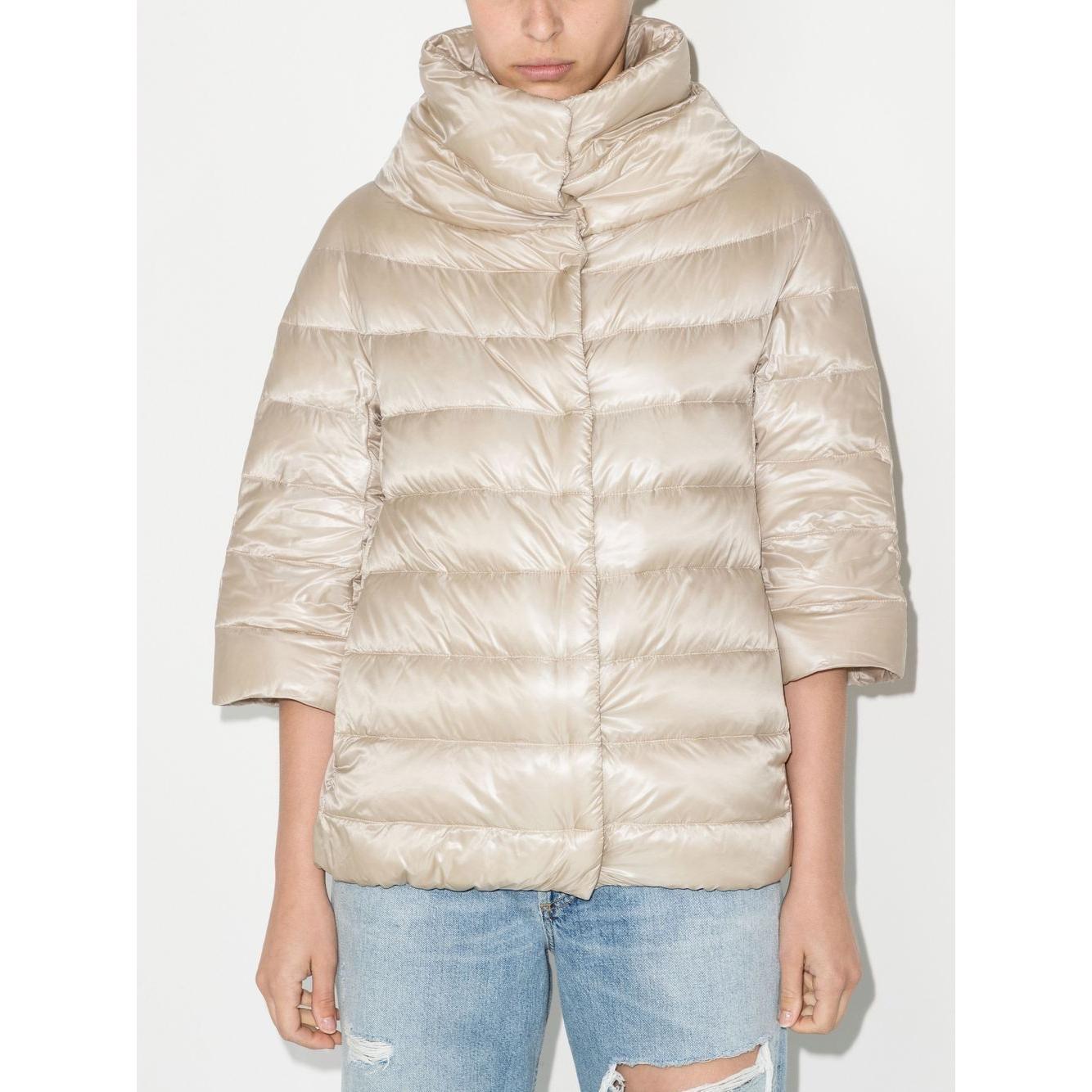 Herno Coats Beige Jackets Herno