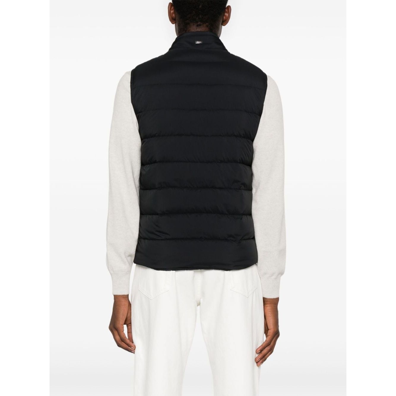 Herno Jackets Black Vests Herno