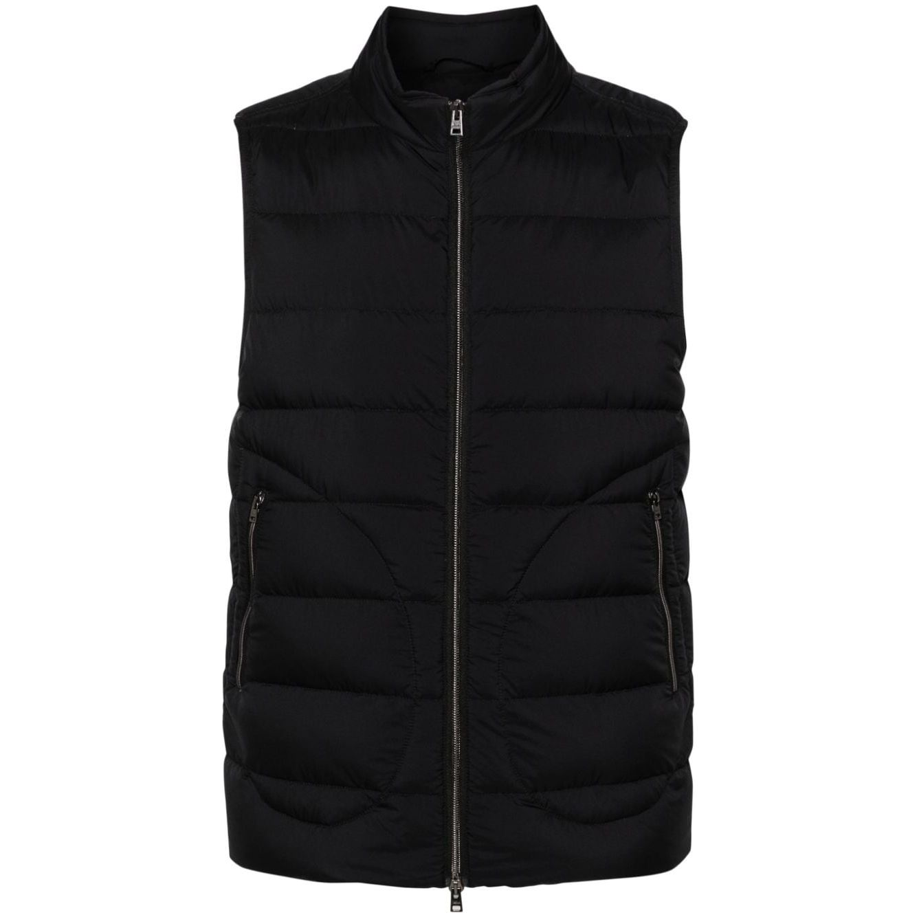 Herno Jackets Black Vests Herno