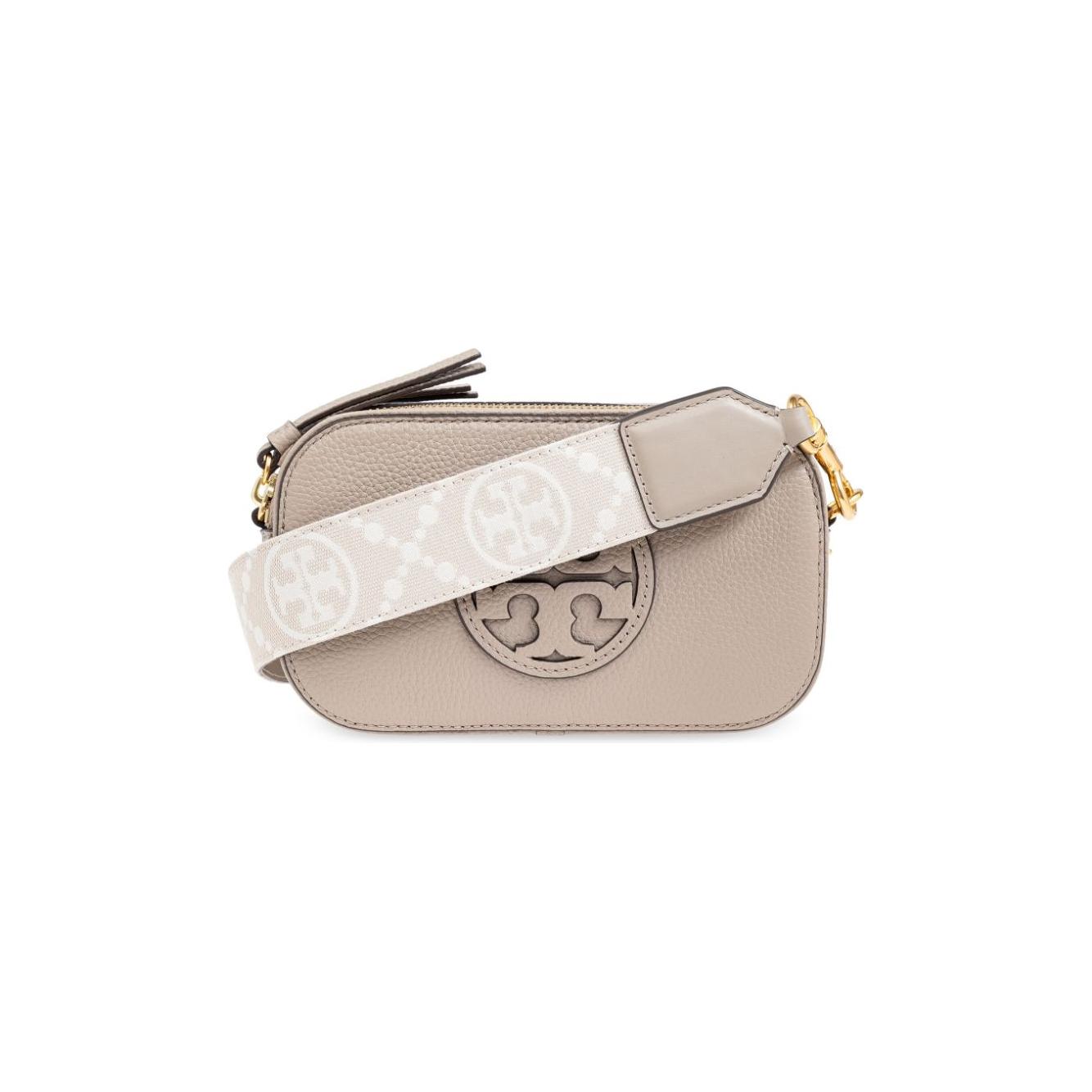 Tory Burch beige calf leather Shoulder Bag