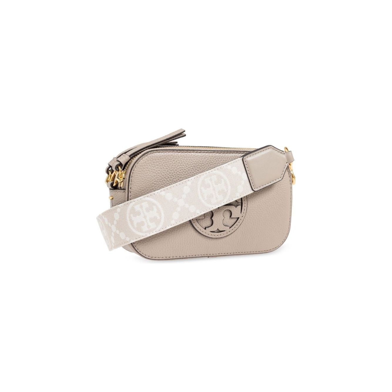 Tory Burch beige calf leather Shoulder Bag