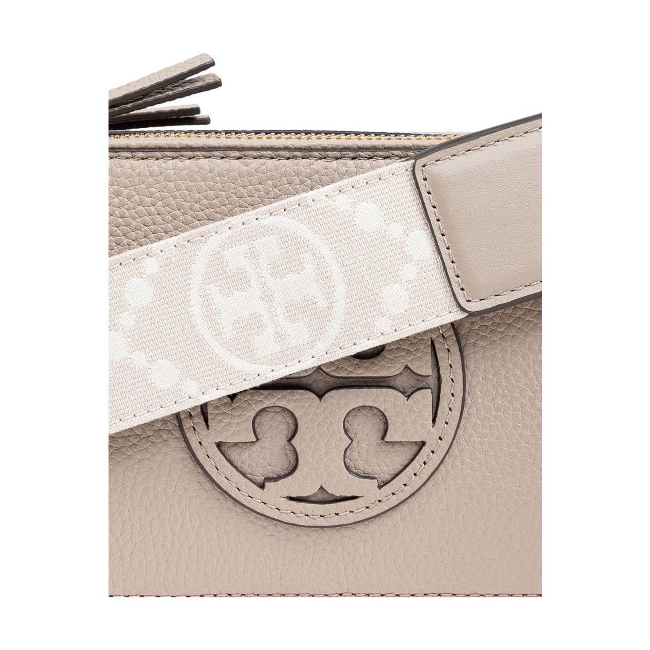 Tory Burch beige calf leather Shoulder Bag