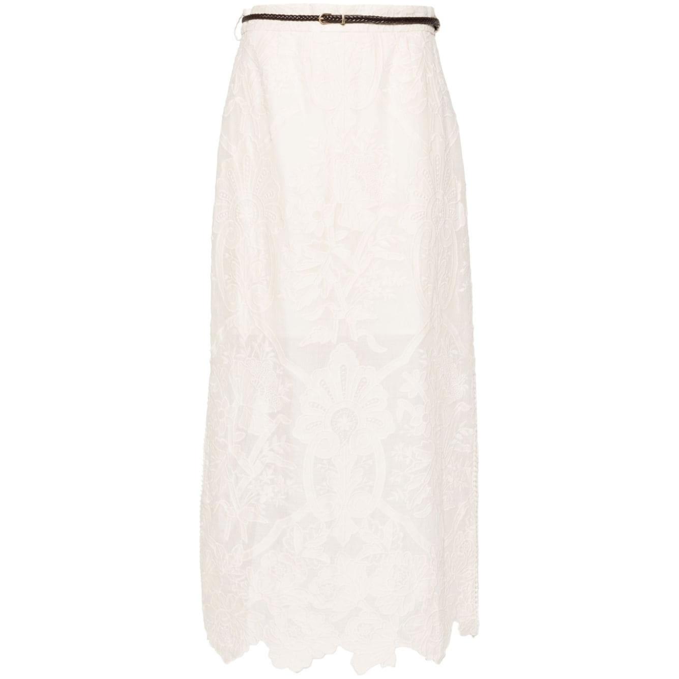 Zimmermann Skirts Beige