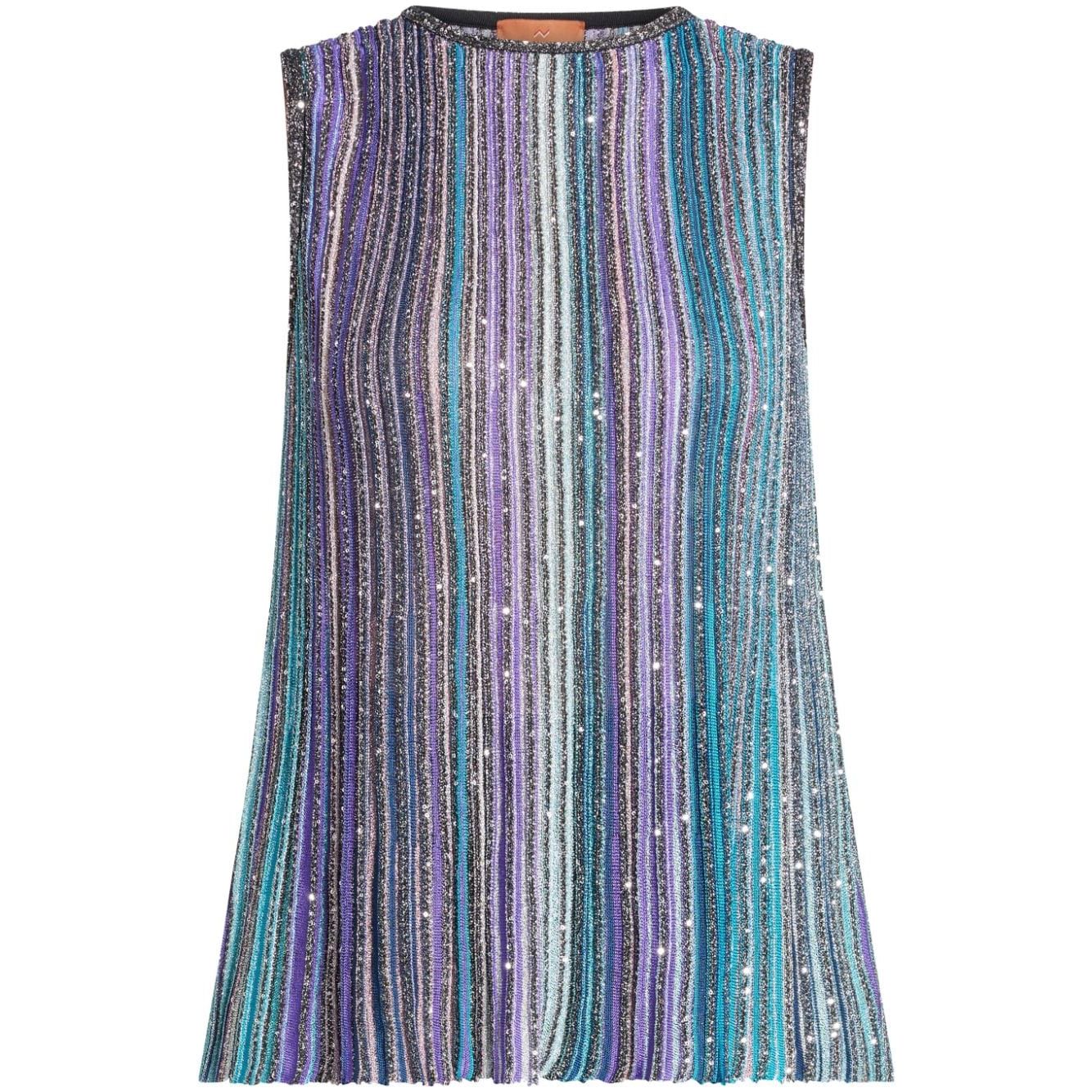 Missoni Top Clear Blue