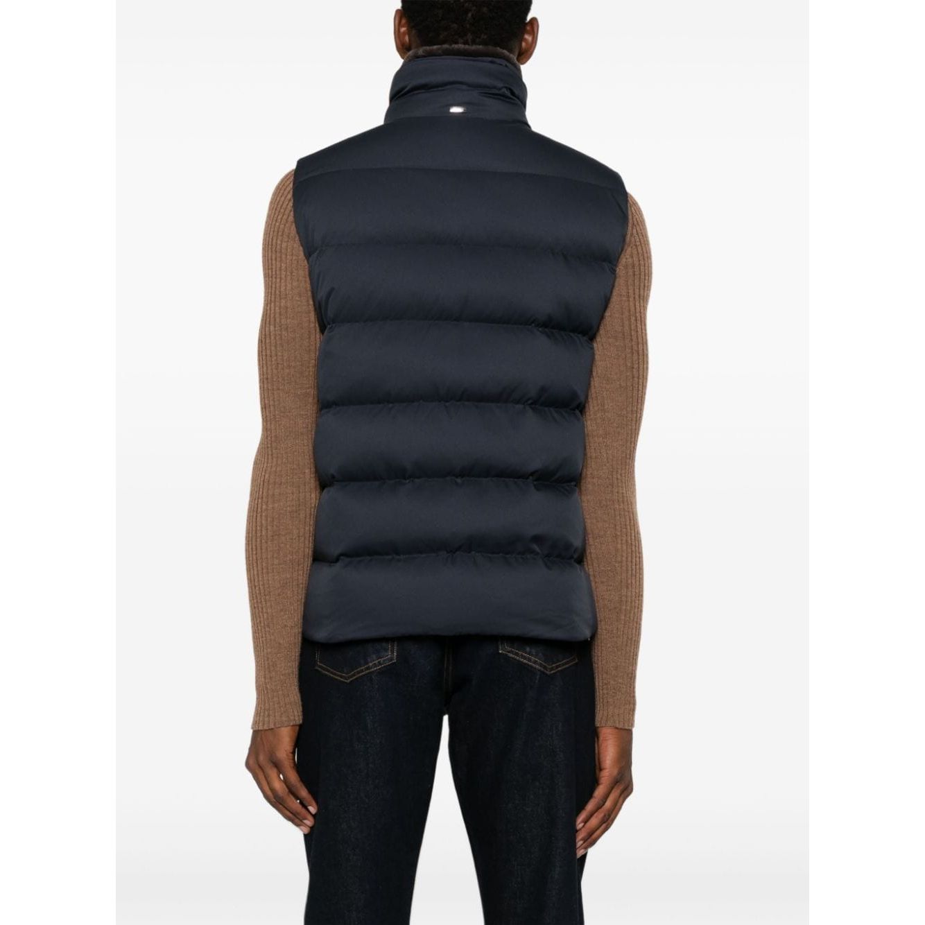 Herno Jackets Blue Vests Herno