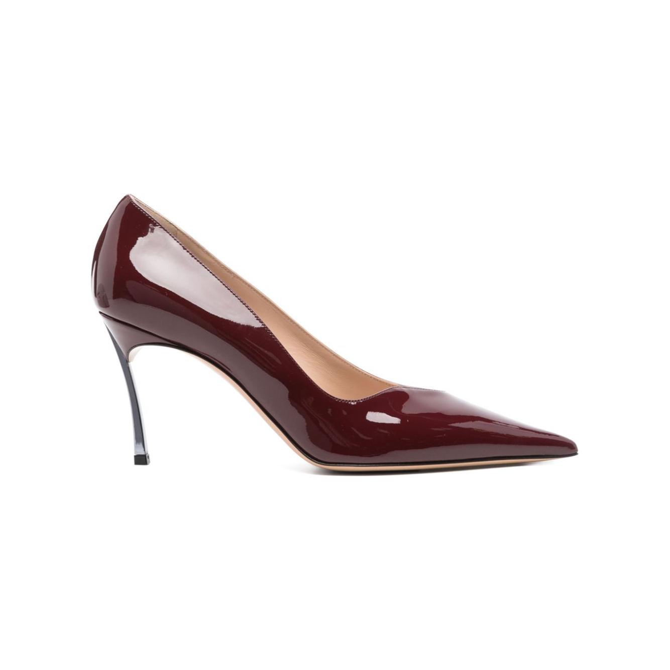 Casadei With Heel Bordeaux High Heel Casadei