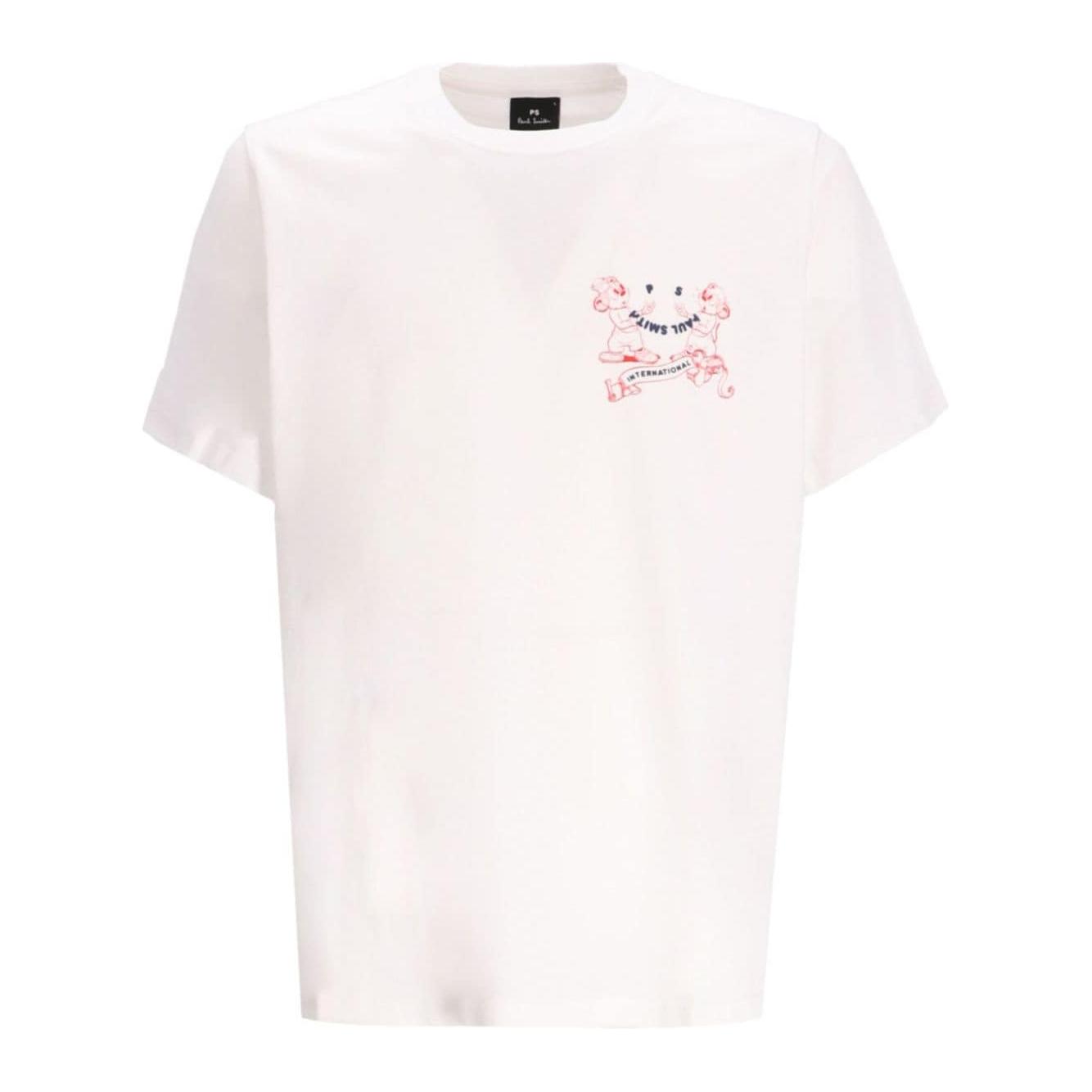 PS By Paul Smith T-shirts and Polos White Topwear PS By Paul Smith