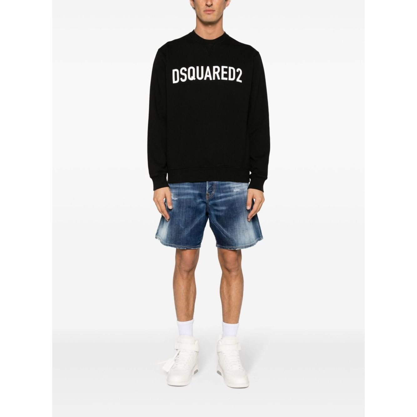 Dsquared2 Sweaters Black Topwear Dsquared2