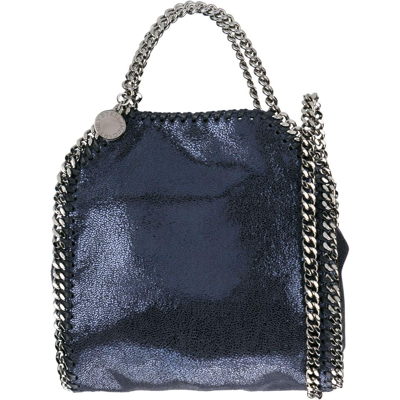 Stella McCartney Ink blue faux leather mini Falabella tote Bag Shoulder Stella Mccartney