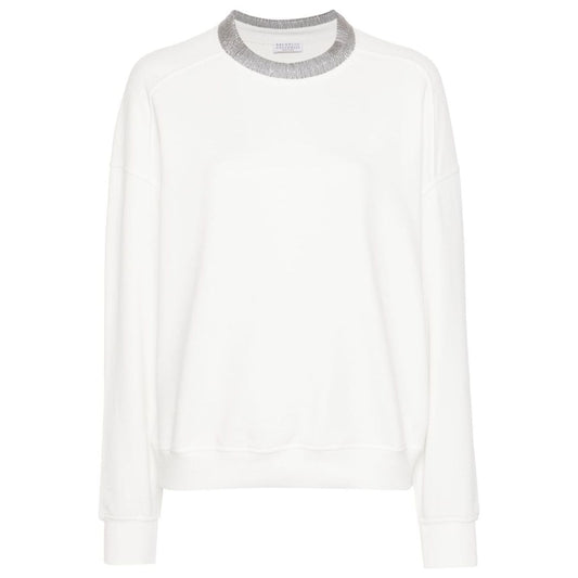 Brunello Cucinelli Sweaters White Topwear Brunello Cucinelli