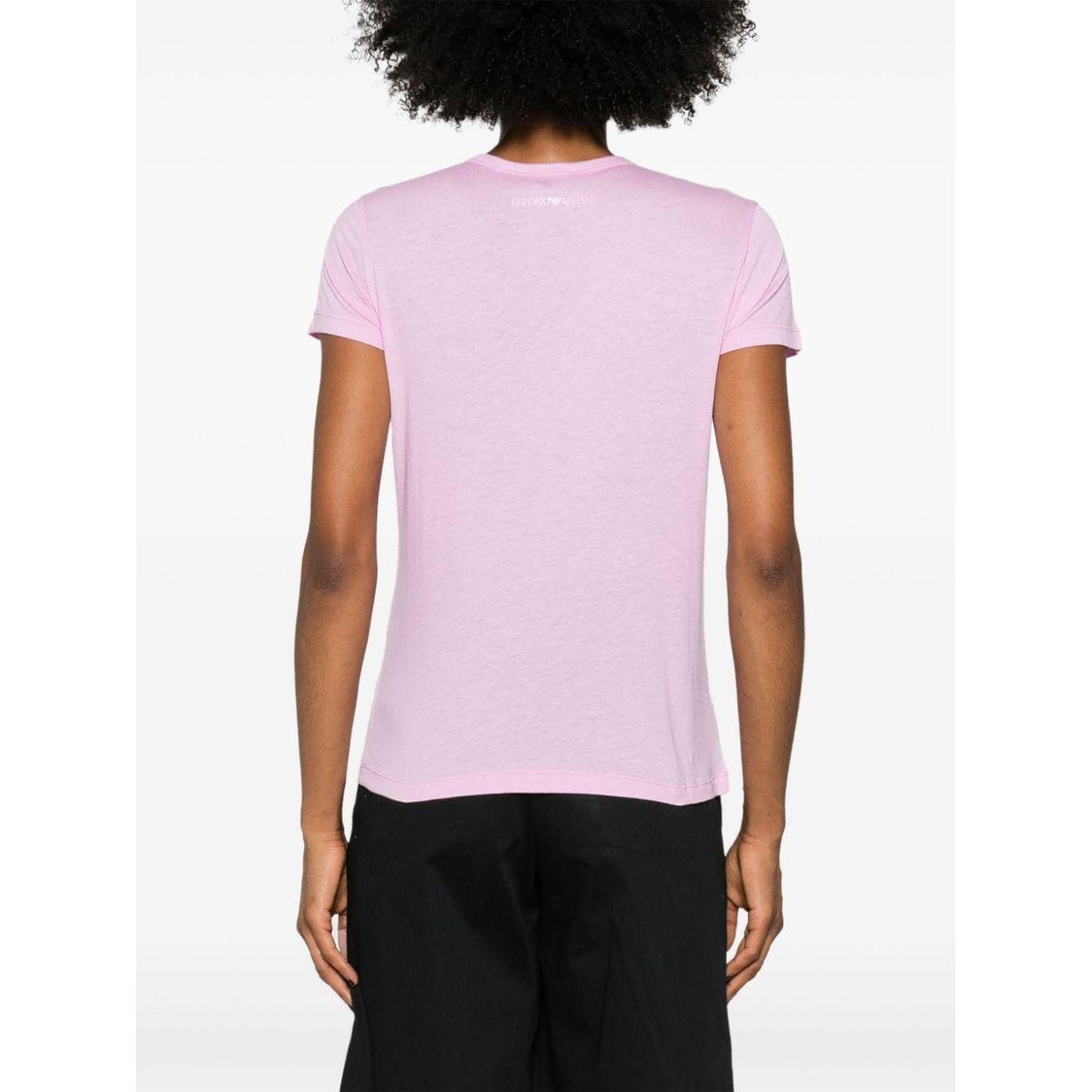 Emporio Armani T-shirts and Polos Lilac Topwear Emporio Armani