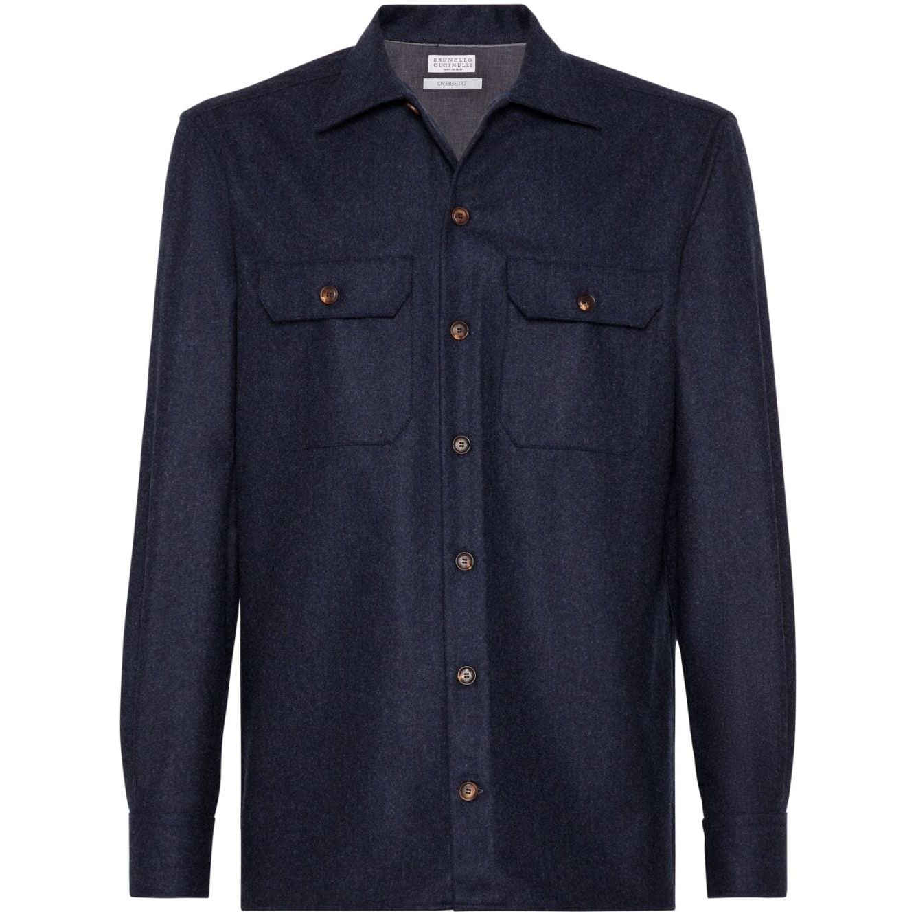 Brunello Cucinelli Shirts Blue Shirts Brunello Cucinelli