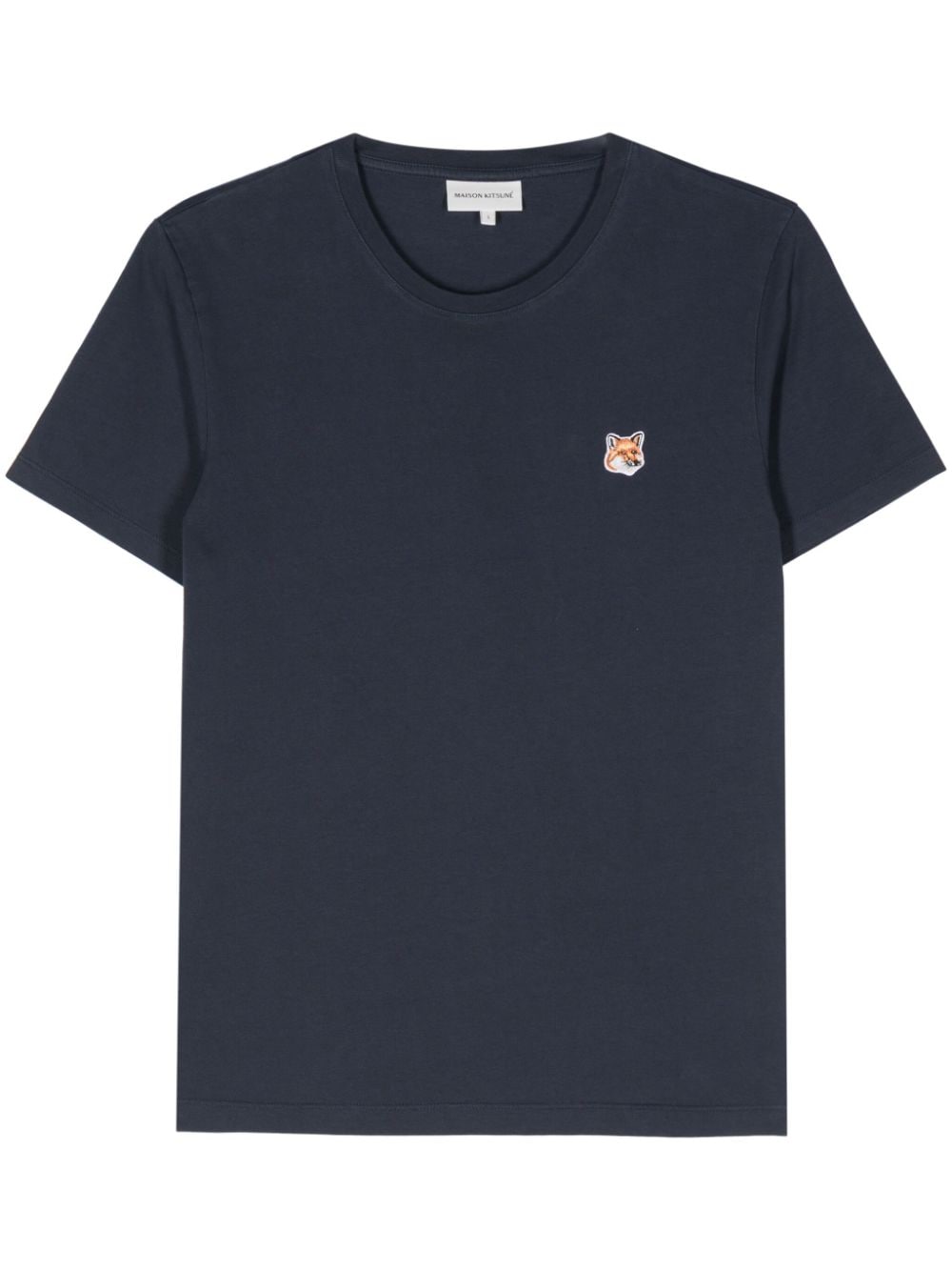 MAISON KITSUNE' T-shirts and Polos Blue Topwear Maison Kitsune'