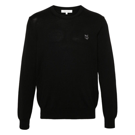 MAISON KITSUNE' Sweaters Black Topwear Maison Kitsune'