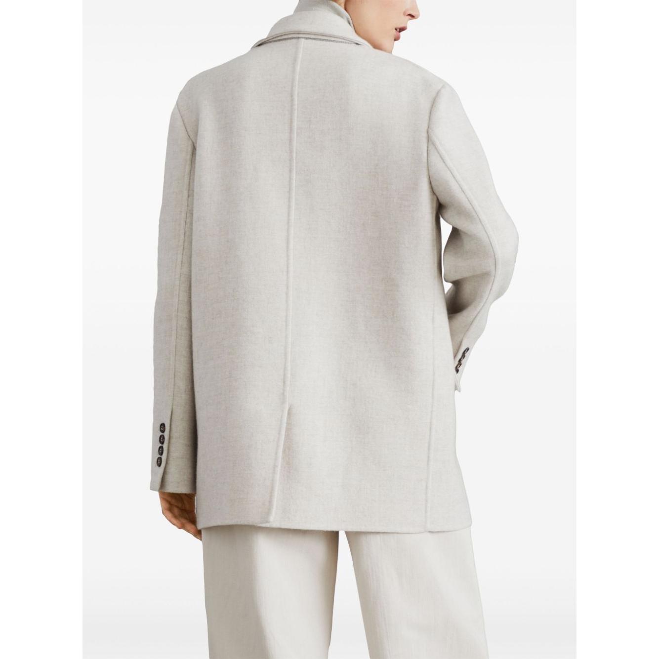 Brunello Cucinelli Jackets Light Grey Jackets Brunello Cucinelli