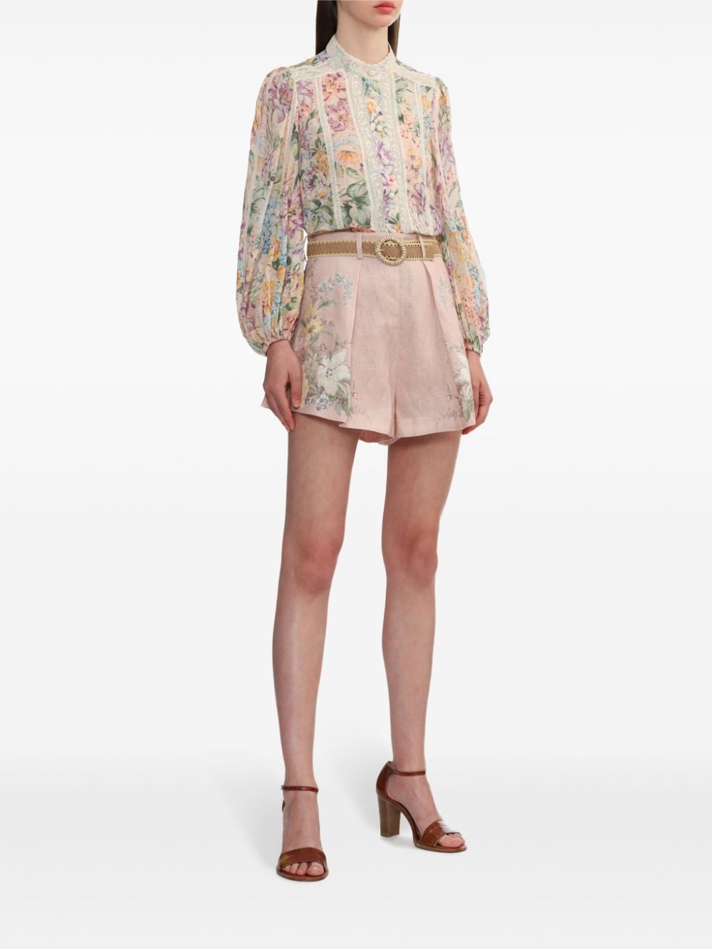 Zimmermann Shorts Pink Short trousers Zimmermann