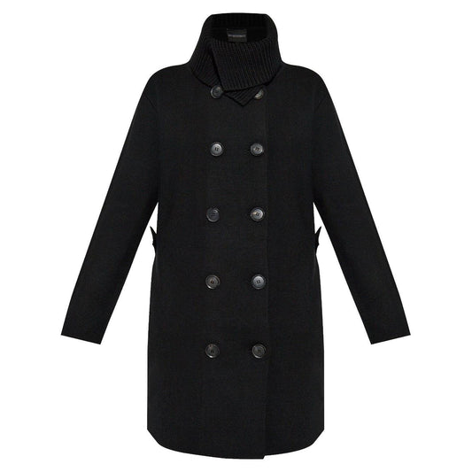 Emporio Armani Coats Black Jackets Emporio Armani