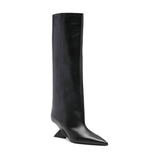 The Attico black calf leather Boots Boots The Attico