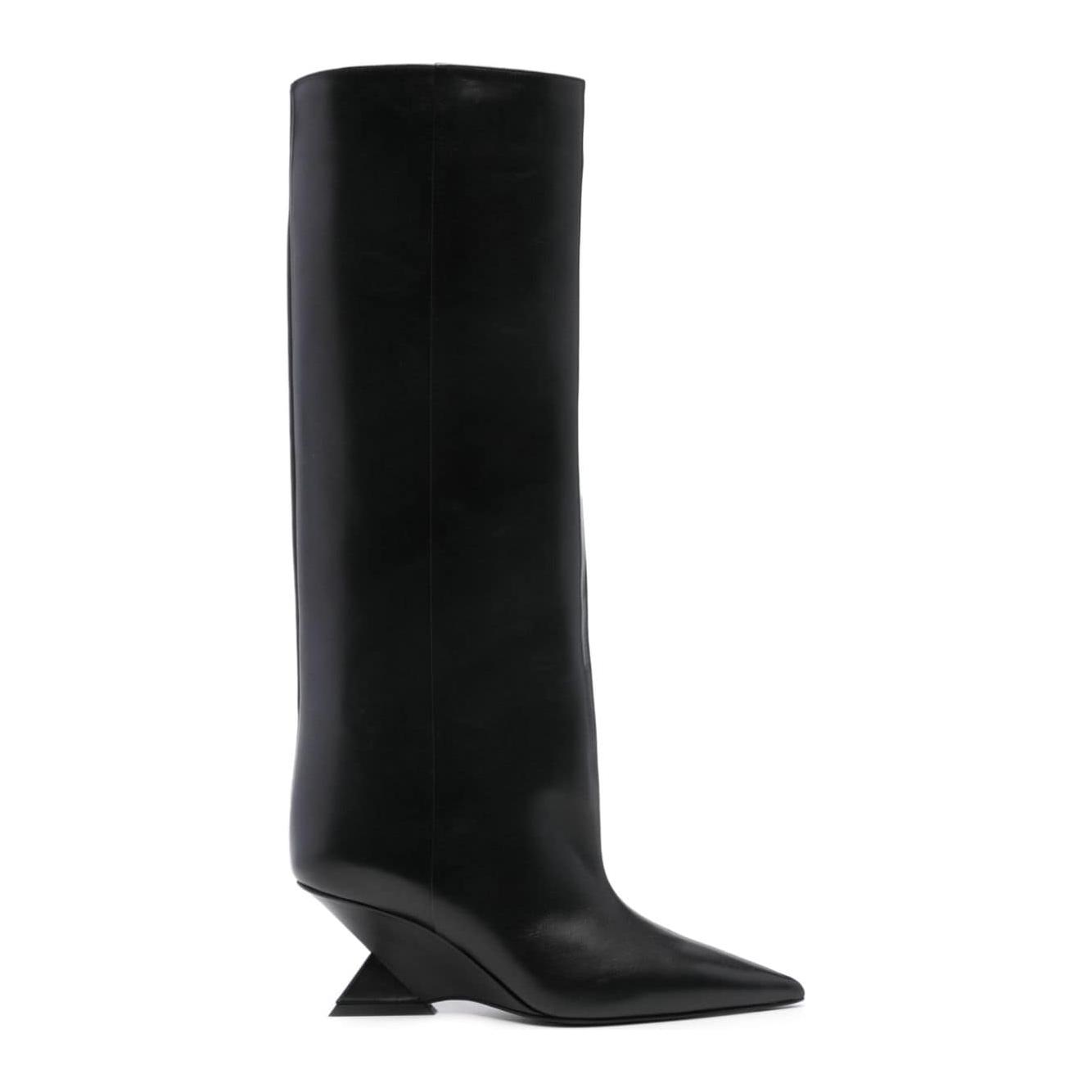 The Attico black calf leather Boots Boots The Attico