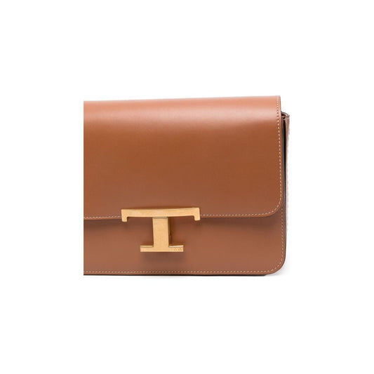 Tod's camel brown calf leather Bags Shoulder Tod'S