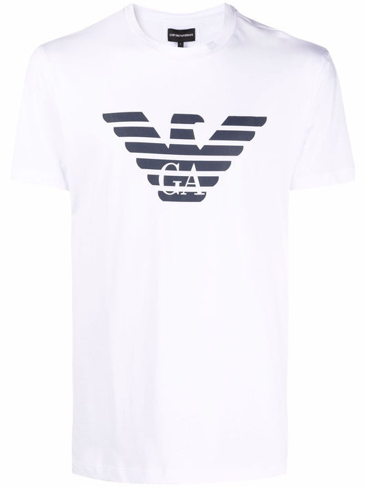 Emporio Armani T-shirts and Polos White Topwear Emporio Armani