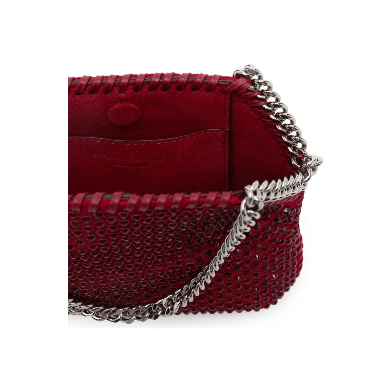 Stella McCartney ruby red crystal embellishment Bag Shoulder Stella Mccartney