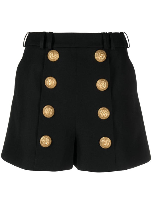 Balmain Shorts Black Short trousers Balmain