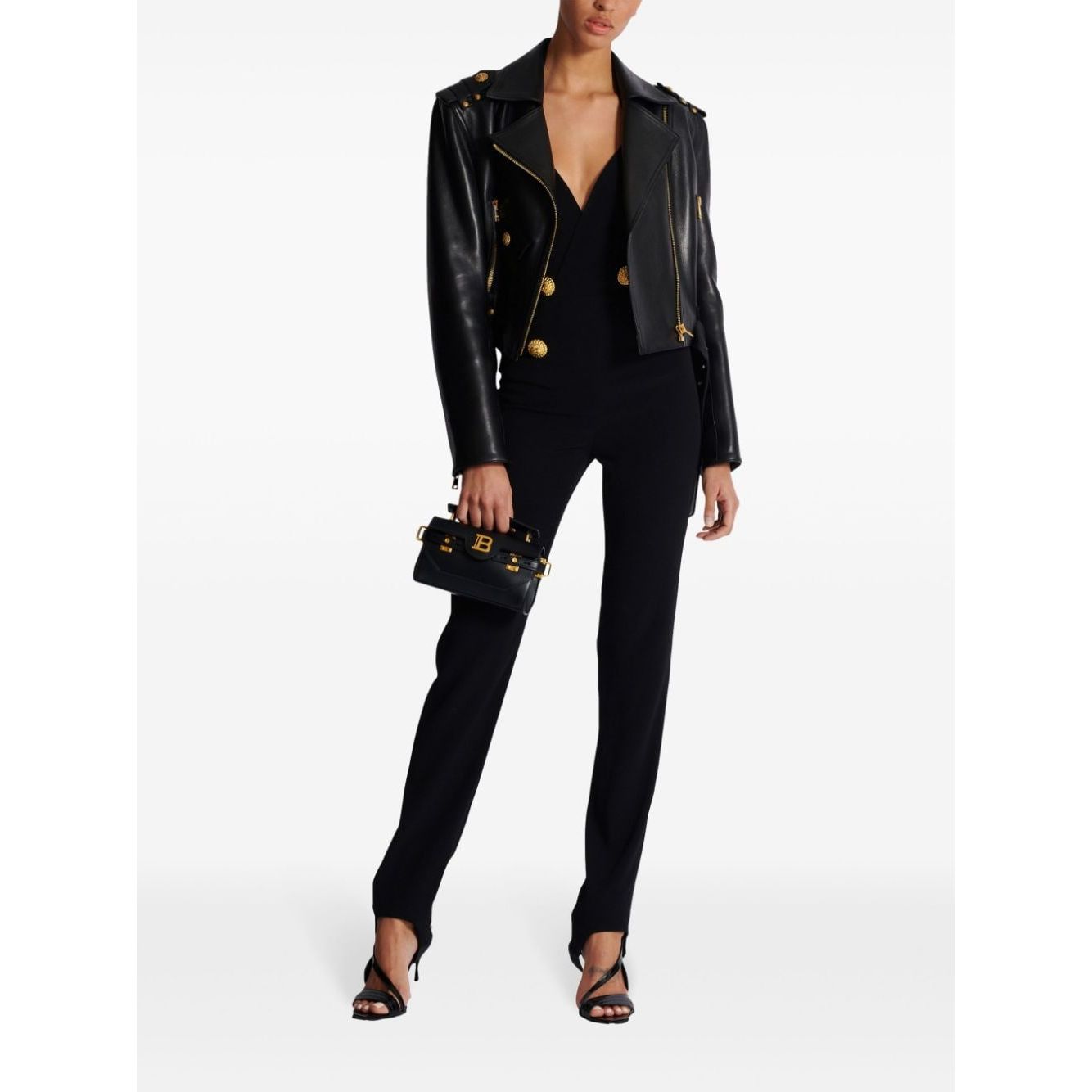 Balmain Dresses Black Jumpsuits Balmain