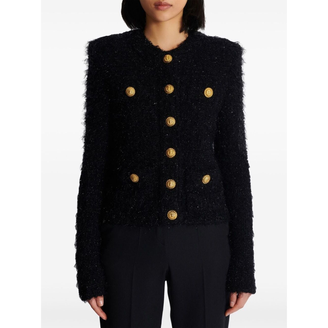 Balmain Jackets Black