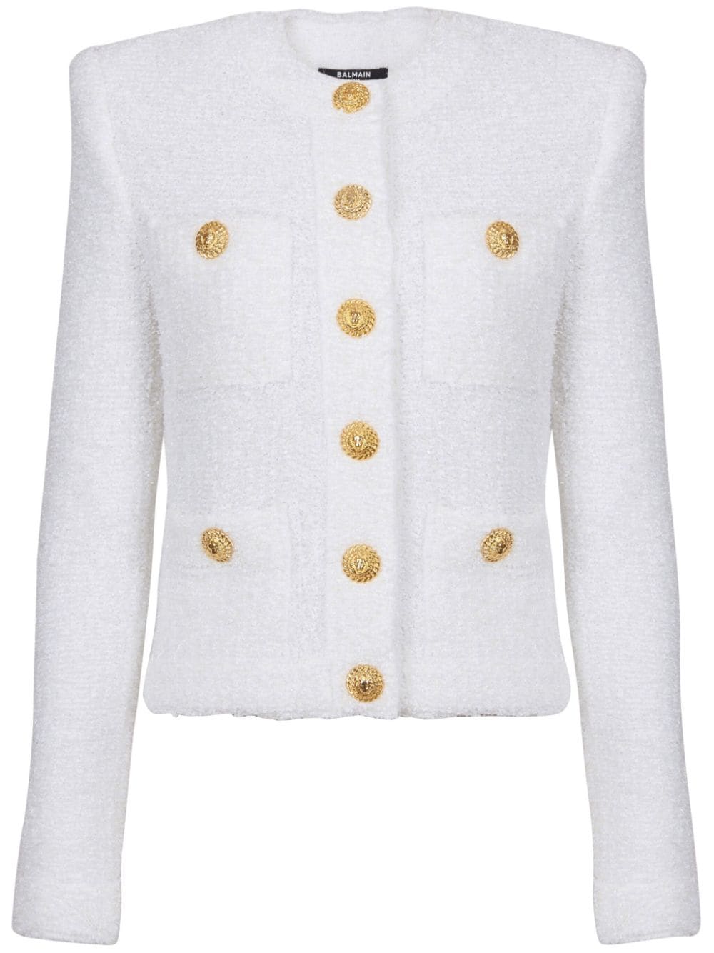 Balmain Jackets White Jackets Balmain