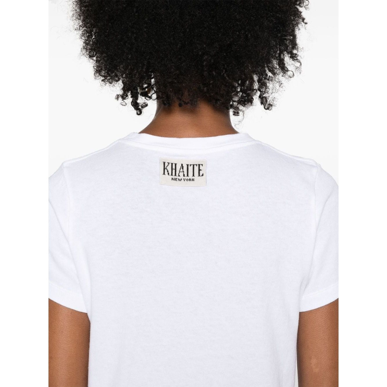 KHAITE T-shirts and Polos White Topwear Khaite