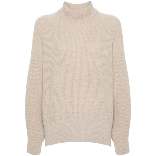 Brunello Cucinelli Sweaters Beige Topwear Brunello Cucinelli