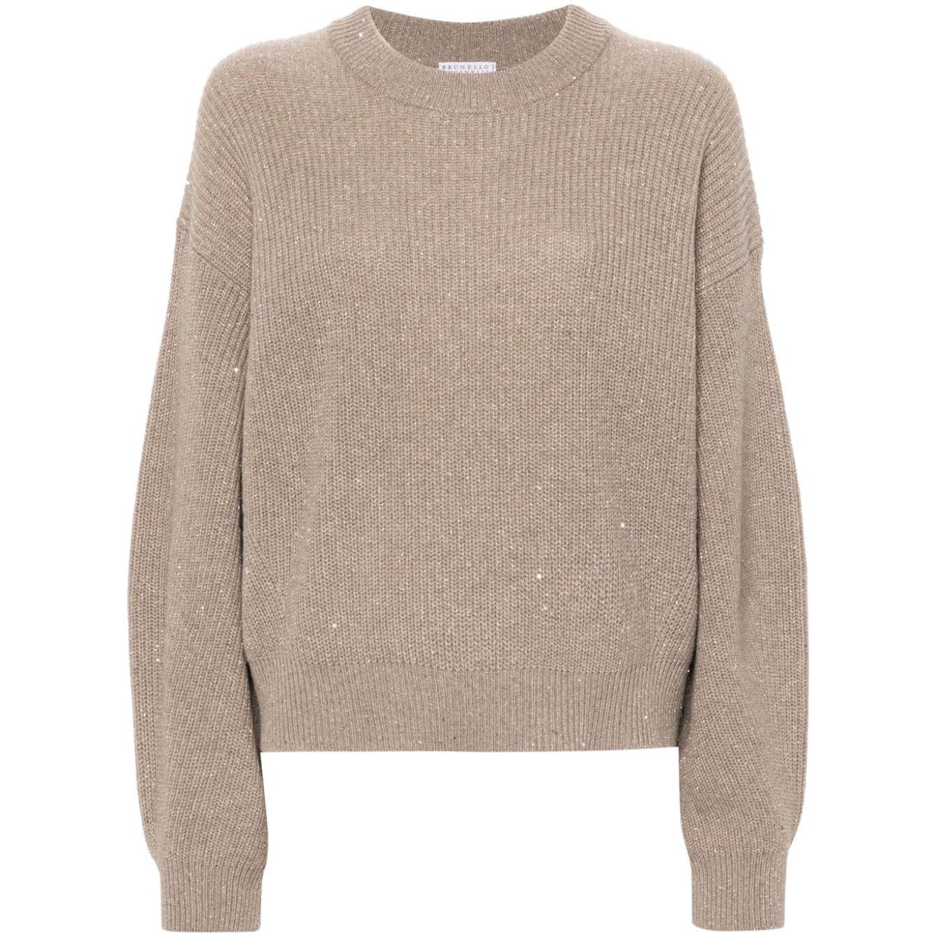 Brunello Cucinelli Sweaters Beige Topwear Brunello Cucinelli