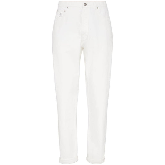 Brunello Cucinelli Jeans White Jeans Brunello Cucinelli