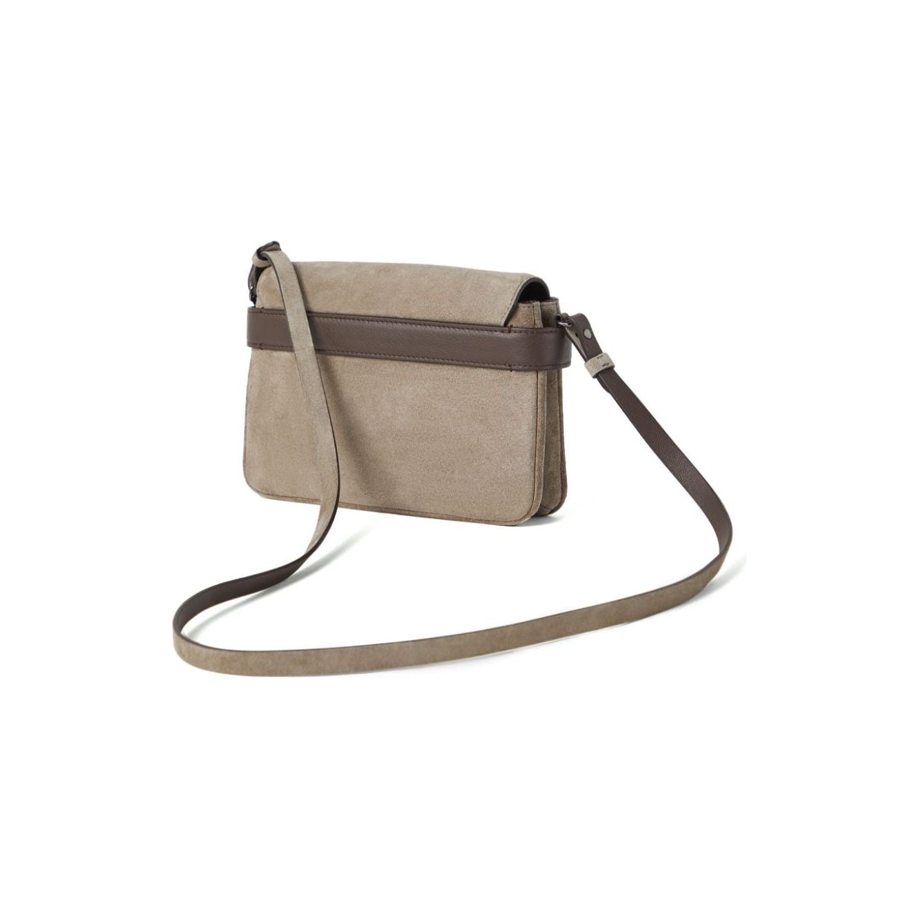 Brunello Cucinelli Bags.. Dove Grey Shoulder Brunello Cucinelli