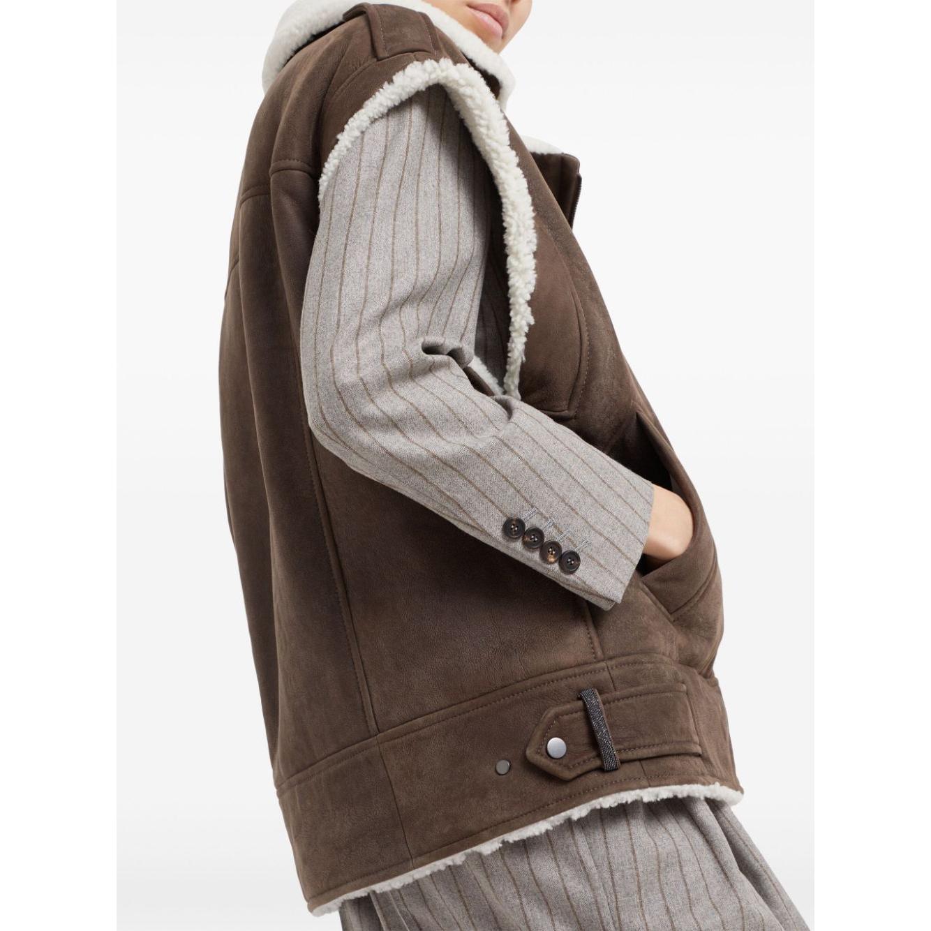 Brunello Cucinelli Jackets Brown Jackets Brunello Cucinelli