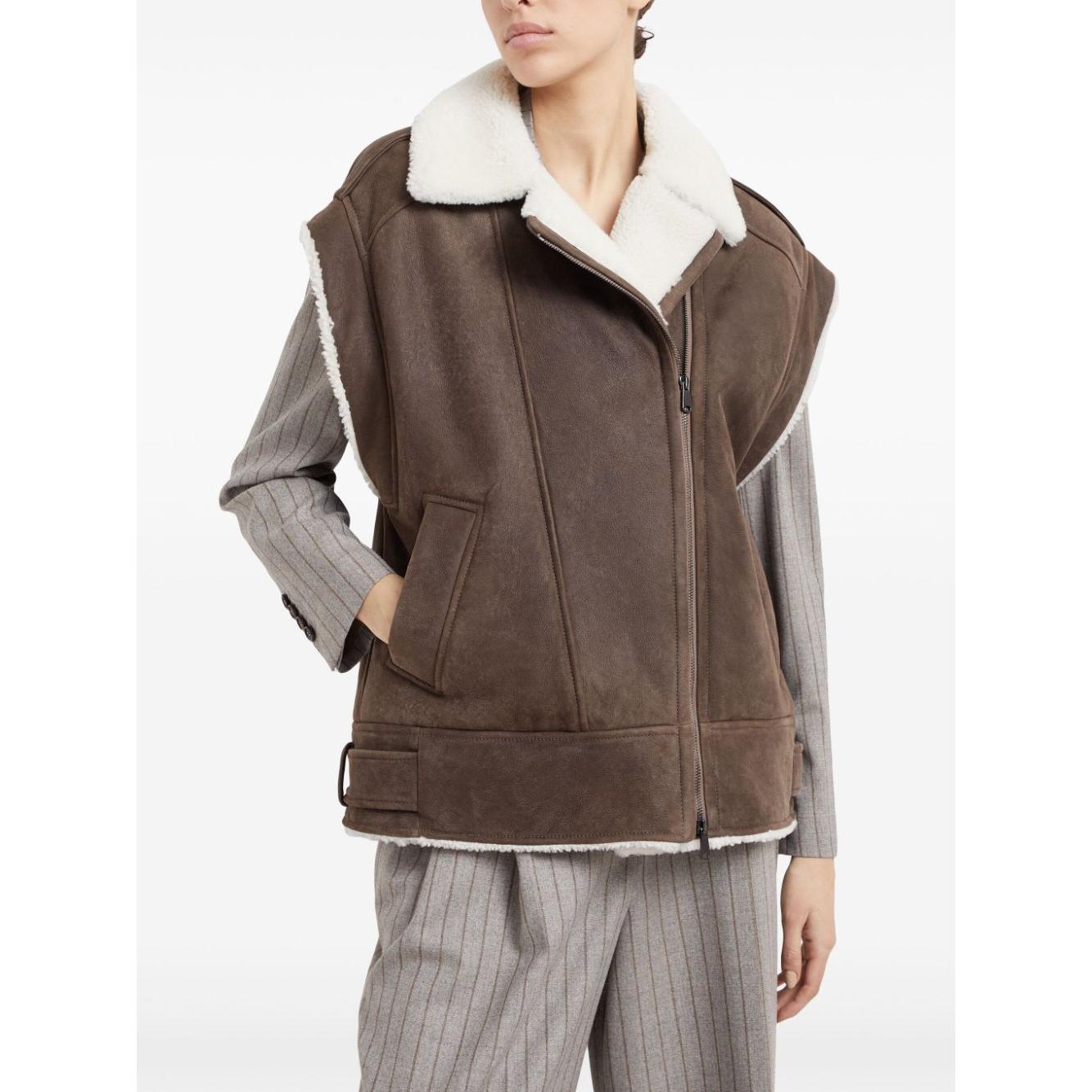 Brunello Cucinelli Jackets Brown Jackets Brunello Cucinelli