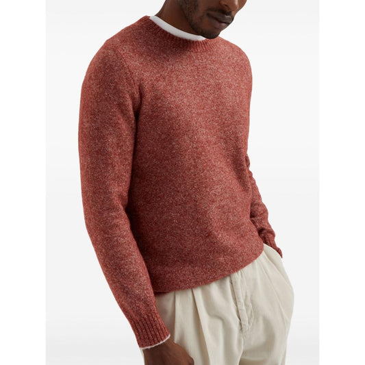 Brunello Cucinelli Sweaters Coral Red Topwear Brunello Cucinelli