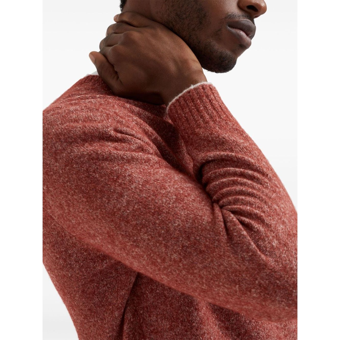 Brunello Cucinelli Sweaters Coral Red Topwear Brunello Cucinelli