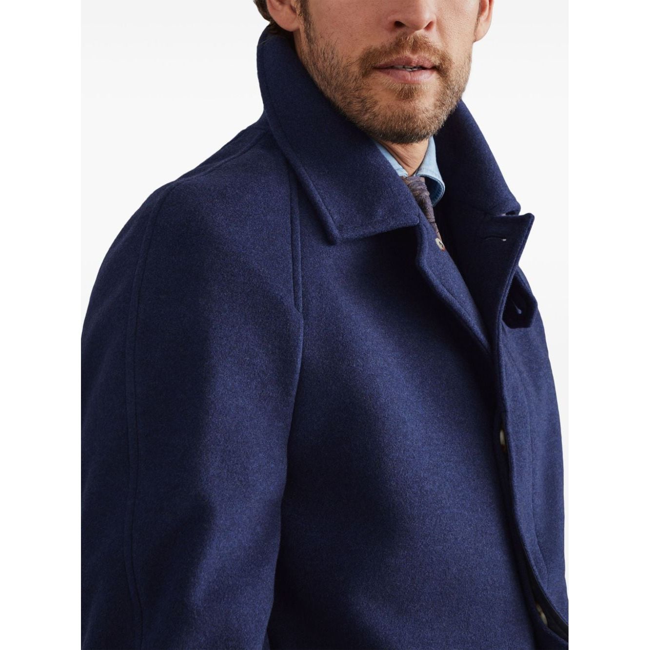 Brunello Cucinelli Coats Blue Jackets Brunello Cucinelli